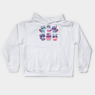 Cupcakes Cats Kids Hoodie